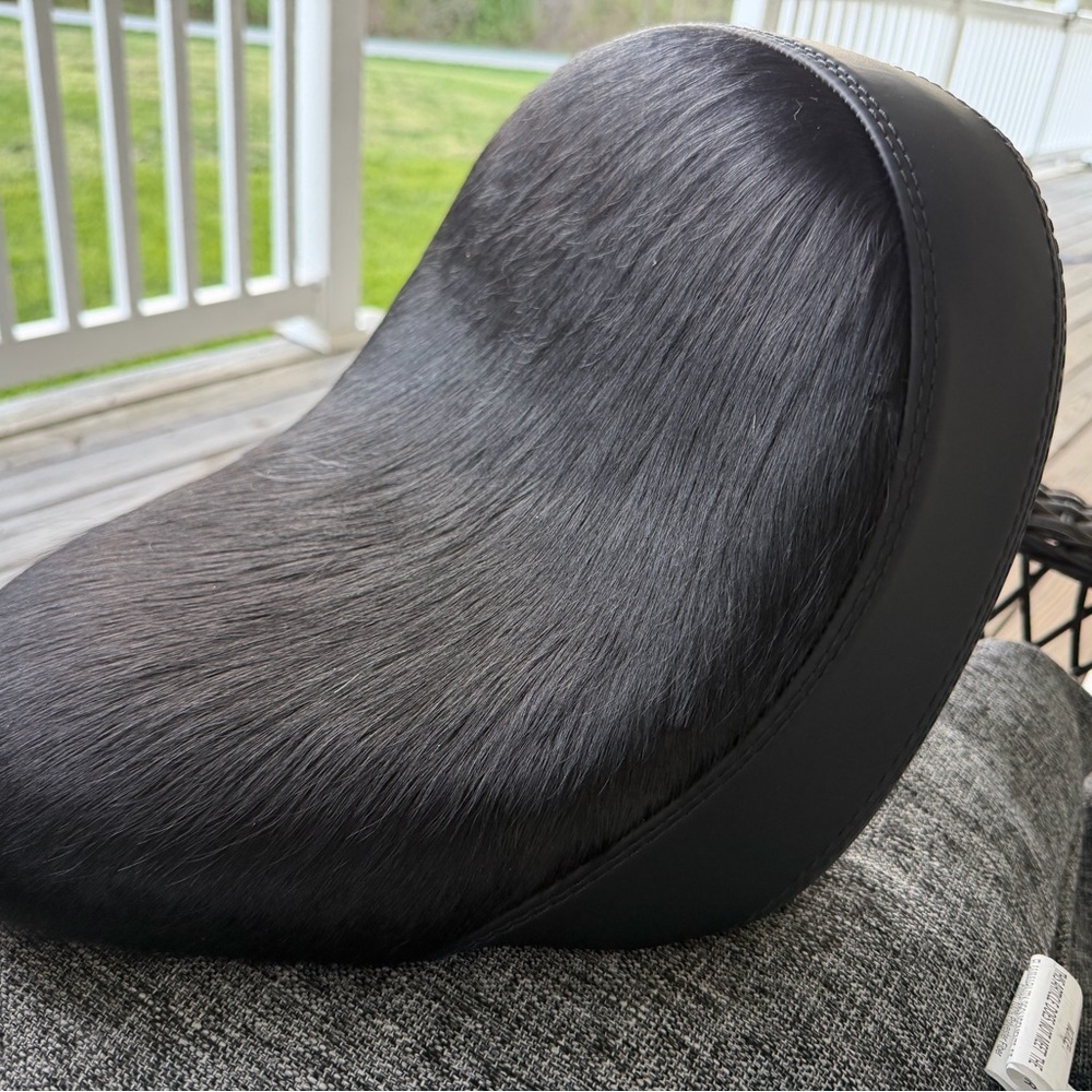 Indian scout motorcycle custom seat cowhide leather - Picture 5 of 6